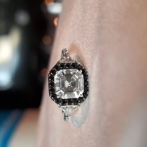 QVC Spinel Diamonique size 8 sterling silver